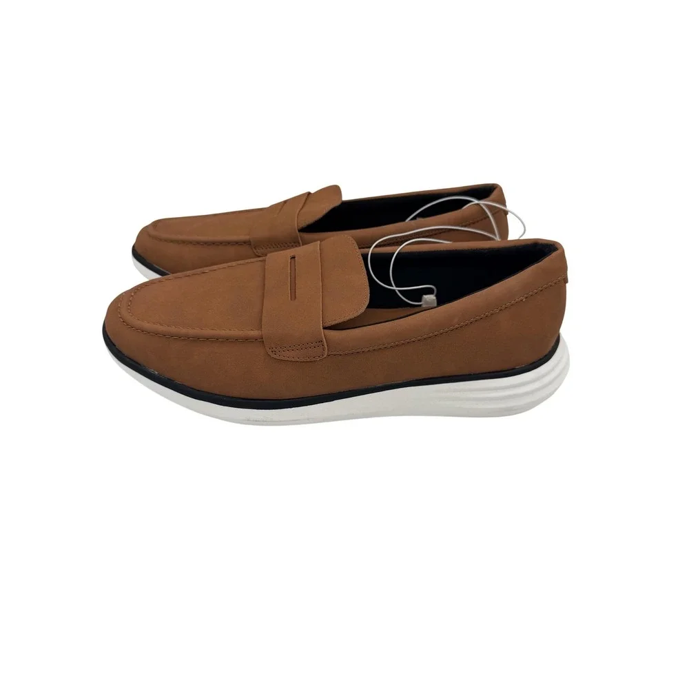 Goodfellow‎ & Co Kobi Shoes Mens Size 10.5 Brown Slip On Loafer Casual Comfort